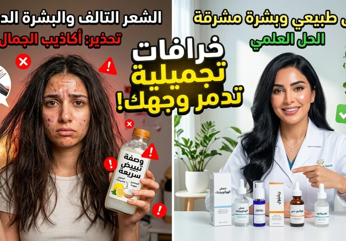 أشهر المعلومات الخاطئة عن الشعر والبشرة: خرافات تجميلية قد تضر أكثر مما تنفع