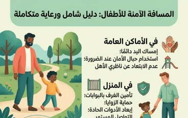 المسافه الامنه للاطفال 