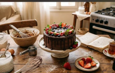 كيفية عمل الكيكة 😋🎂