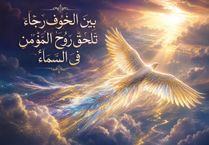 بين الخوف و الرجاء تحلق روح المؤمن فى السماء