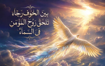 بين الخوف و الرجاء تحلق روح المؤمن فى السماء 