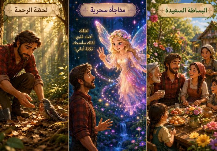 الحطاب جاك والجنية السحرية