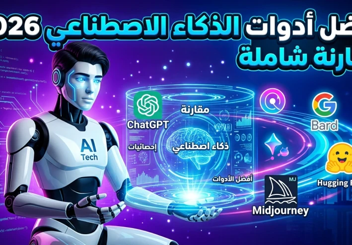 مقارنة بين أشهر أدوات الذكاء الاصطناعي في 2026: أي أداة تستحق وقتك؟