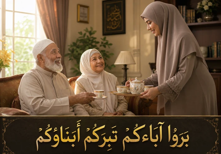 بر الوالدين: أدب حث عليه الدين الإسلامي الحنيف في القرآن والسنة