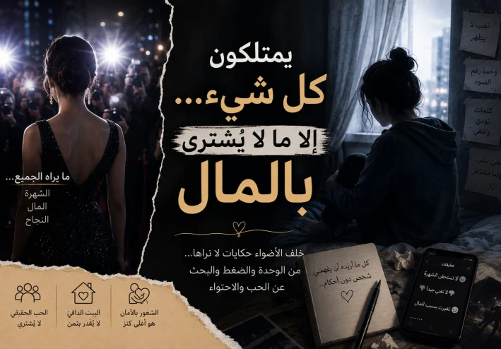 يمتلكون كل شيء... إلا ما لا يُشترى بالمال