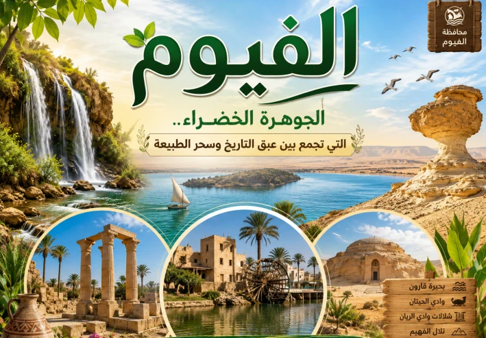 الفيوم.. الجوهرة الخضراء التي تجمع بين عبق التاريخ وسحر الطبيعة