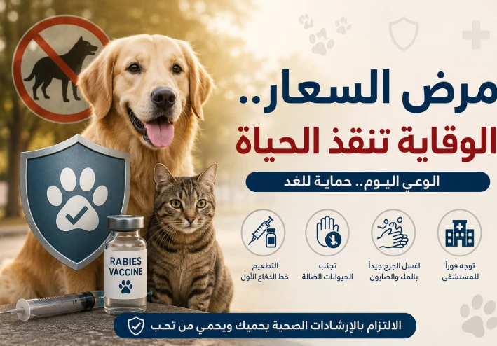 مرض السعار.. الوقاية تنقذ الحياة