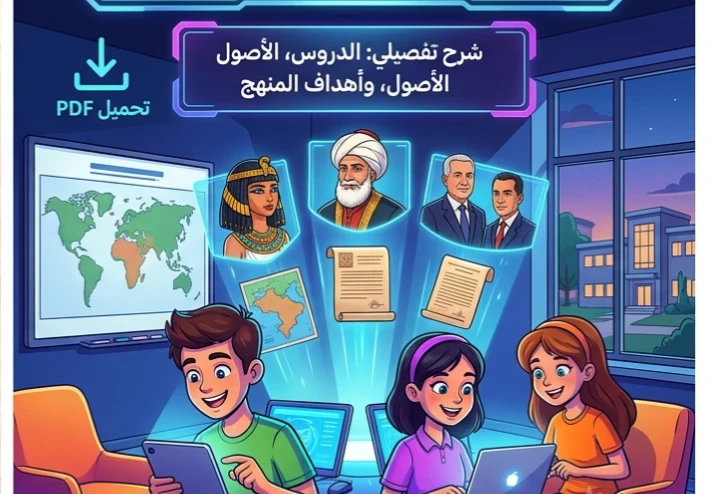 📚 منهج التاريخ للصف الثاني البكالوريا 2027 الجديد PDF | كل الدروس والفصول بالتفصيل وخطة التفوق الكاملة