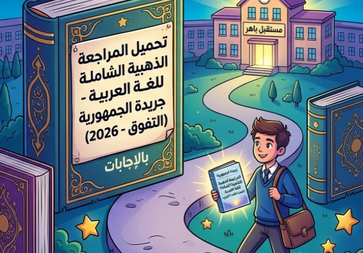 📚 تحميل روشتة التفوق في اللغة العربية من جريدة الجمهورية بالإجابات للصف الثالث الثانوي 2026 PDF – المراجعة الذهبية الشاملة قبل الامتحان