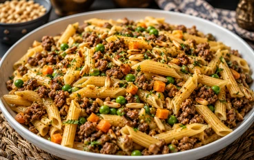🍝 معكرونة الأوزي | وصفة مبتكرة تجمع بين نكهة الأوزي والباستا بطريقة شهية