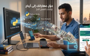 كيف تحول مهارات Python وتحليل البيانات إلى مصدر دخل مستدام؟
