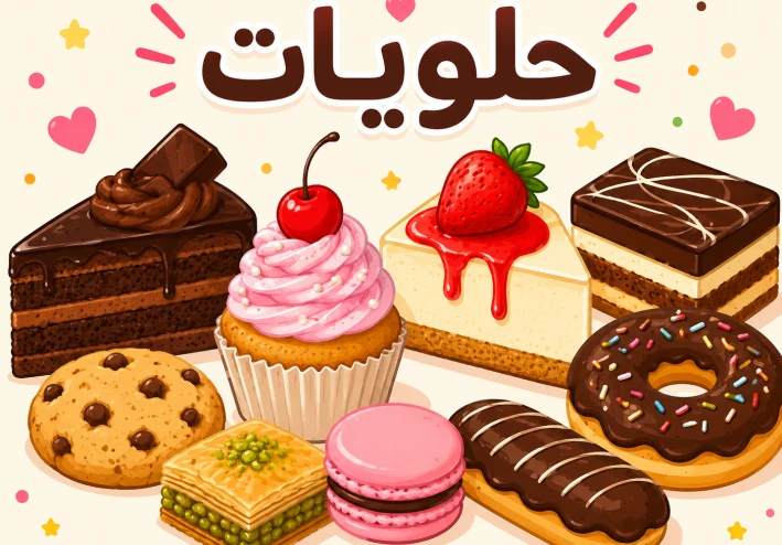 🍰 الحلويات: متعة المذاق وفن الإبداع في كل لقمة