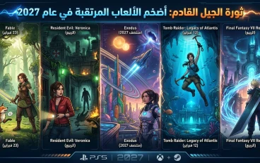 ثورة الجيل القادم: أضخم الألعاب المرتقبة في عام 2027