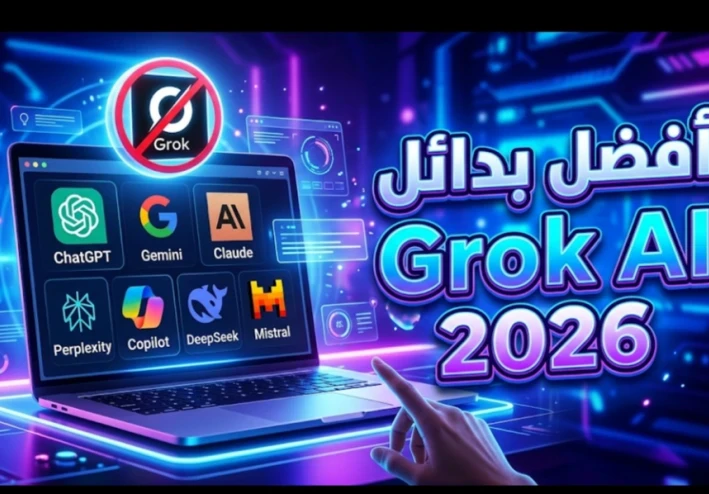 أفضل مواقع بديلة لـ Grok AI في 2026.. 7 أدوات ذكاء اصطناعي أقوى للإجابة والكتابة وصناعة المحتوى