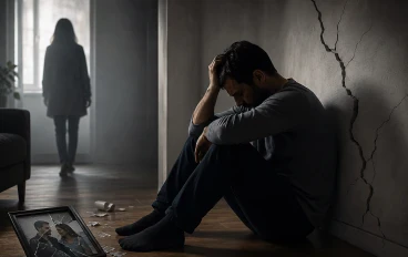 خلف صمت الرجل.. معاناة الزوج بعد صدمة الفراق