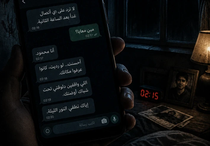 الرسالة التي وصلت بعد وفاته
