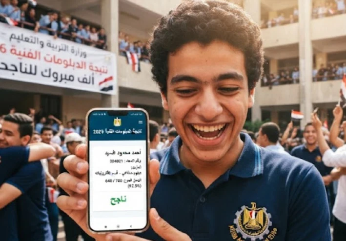 موعد ظهور نتيجة الدبلومات الفنية 2026 بمصر. رابط رسمي