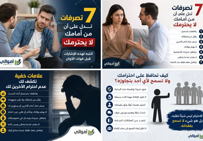 7 تصرفات تدل على أن من أمامك لا يحترمك.. انتبه لهذه الإشارات قبل فوات الأوان