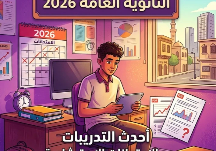 📙 النماذج الاسترشادية للثانوية العامة 2026 PDF.. أقوى دليل للتدريب قبل الامتحانات وتحقيق أعلى الدرجات
