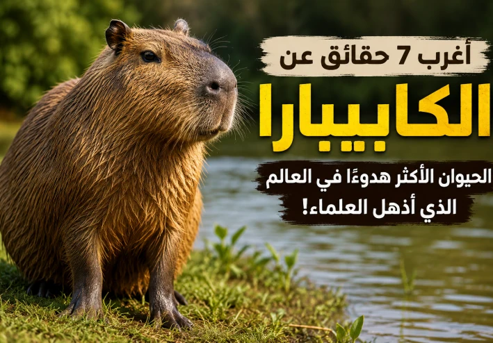 أغرب 7 حقائق عن الكابيبارا.. الحيوان الأكثر هدوءًا في العالم الذي أذهل العلماء
