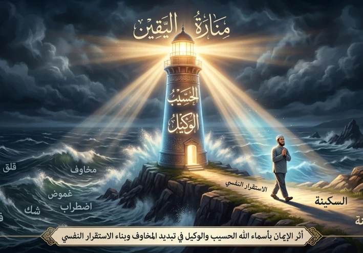 منارة اليقين.. أثر الإيمان بأسماء الله الحسيب والوكيل في تبديد المخاوف وبناء الاستقرار النفسي