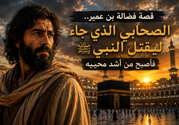 قصة فضالة بن عمير.. الصحابي الذي خرج ليقتل النبي ﷺ فأصبح من أشد محبيه
