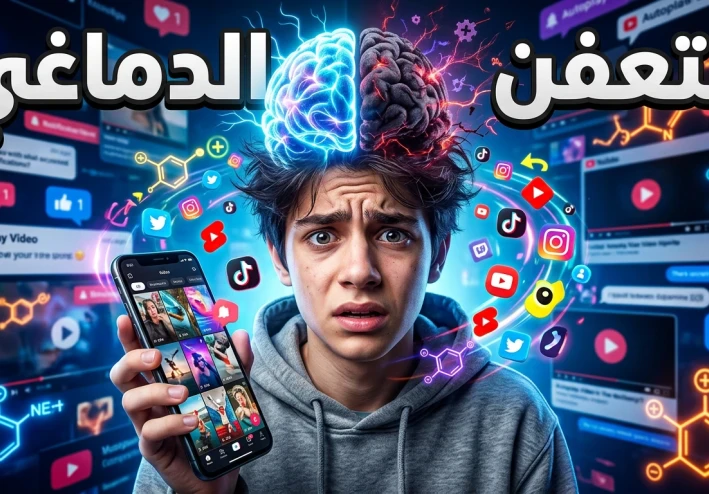 التعفن الدماغي (Brain Rot): كيف يؤثر الاستهلاك المفرط للمحتوى السريع على العقل والتركيز؟