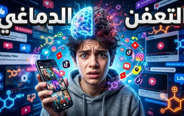 التعفن الدماغي (Brain Rot): كيف يؤثر الاستهلاك المفرط للمحتوى السريع على العقل والتركيز؟