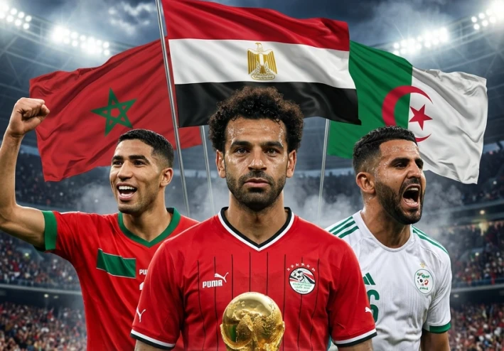 من يتصدر عرش العرب في مونديال 2026؟ مقارنة بالأرقام تكشف مفاجأة بين مصر والمغرب والجزائر!