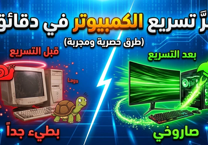 أفضل الطرق لتسريع أداء الكمبيوتر وجعله يعمل كأنه جديد دون الحاجة إلى شراء جهاز جديد