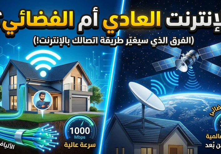 الفرق بين الإنترنت العادي والإنترنت الفضائي: أيهما أفضل ولماذا يتجه العالم إلى الإنترنت عبر الأقمار الصناعية؟