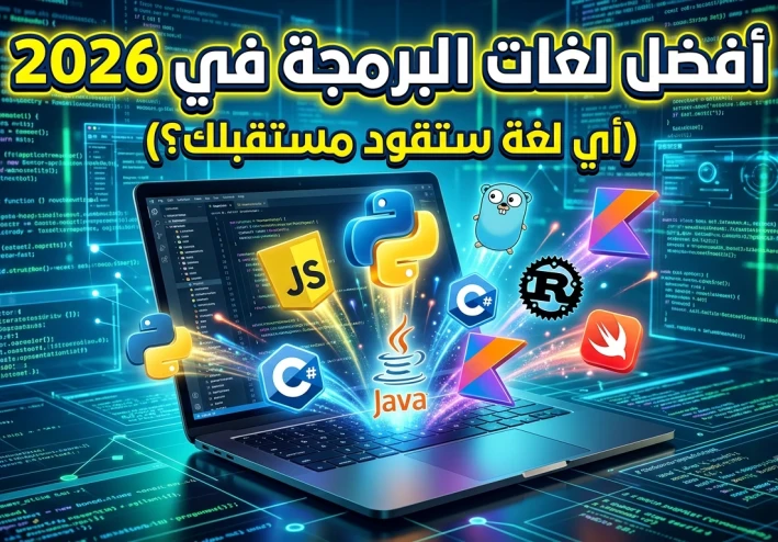 أفضل لغات البرمجة في 2026: دليلك لاختيار اللغة المناسبة لمستقبلك المهني