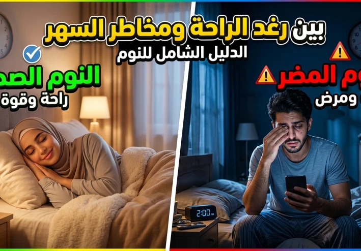 بين رغد الراحة ومخاطر السهر: