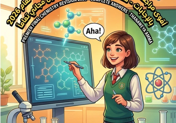 📗 تحميل مراجعة ليلة الامتحان في الكيمياء لغات Chemistry بالإجابات للصف الثالث الثانوي 2026 PDF مجانًا | أقوى مراجعة نهائية قبل الامتحان