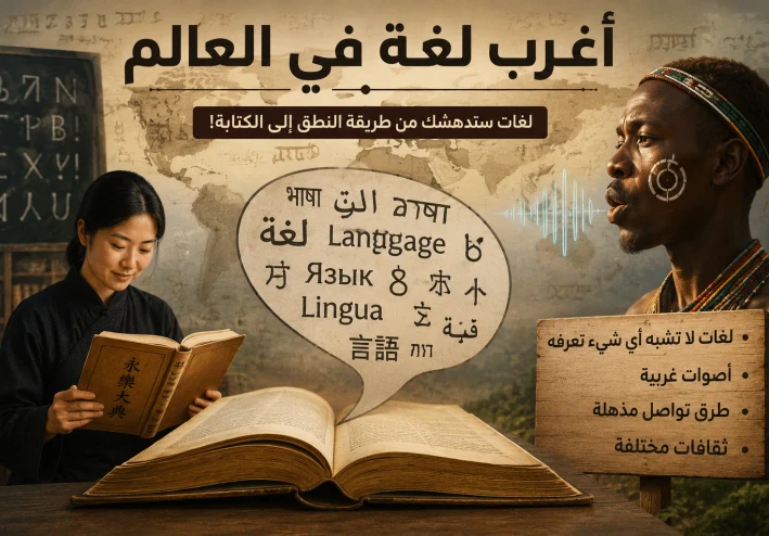 أغرب لغة في العالم.. هل يمكن أن تتحدث بلغة تبدو وكأنها ألغاز؟