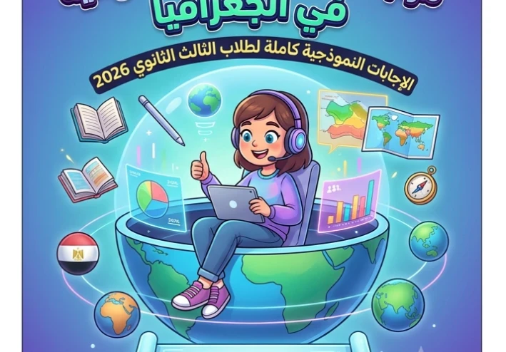 📗 تحميل مراجعة ليلة الامتحان في الجغرافيا بالإجابات للصف الثالث الثانوي 2026 PDF مجانًا | أقوى مراجعة لتحقيق الدرجة النهائية