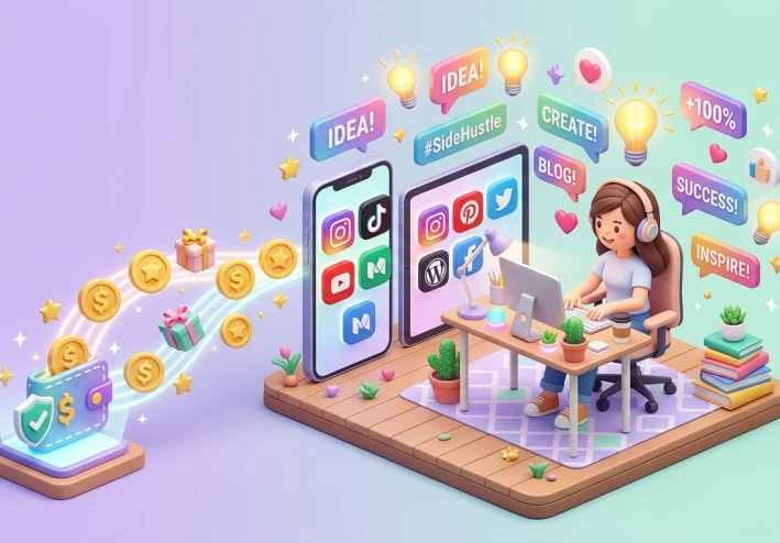 أسرار الـ "Side Hustle": كيف تحول وقت فراغك إلى دولارات مع منصة أموالي؟