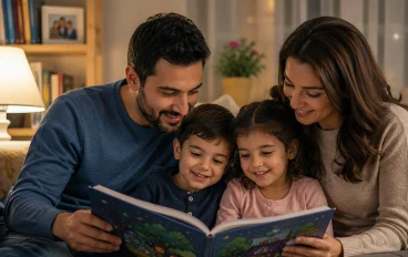 أقرا لطفلك قبل النوم ..أهمية القراءة للأطفال 