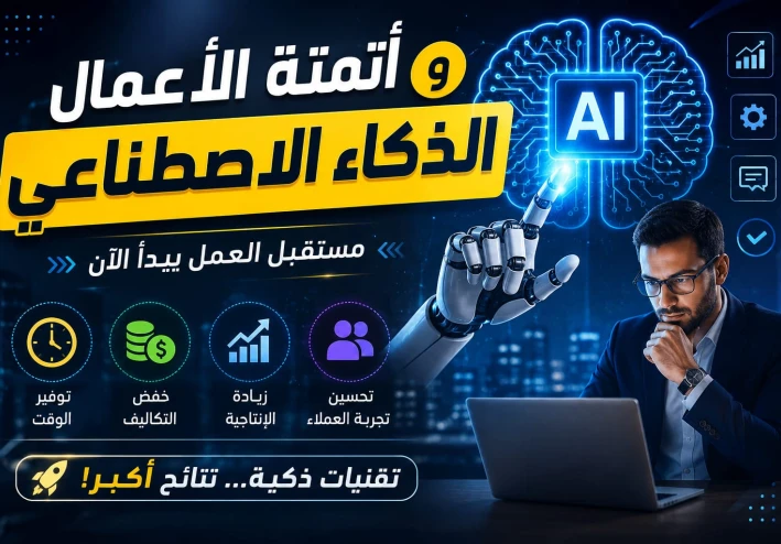 أتمتة الأعمال والذكاء الاصطناعي: كيف تغيّر التكنولوجيا مستقبل العمل وتضاعف الإنتاجية؟