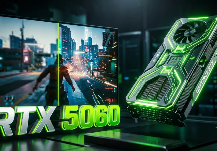 🚀 ثورة الفئة المتوسطة: كرت الشاشة RTX 5060 يغير قواعد اللعبة