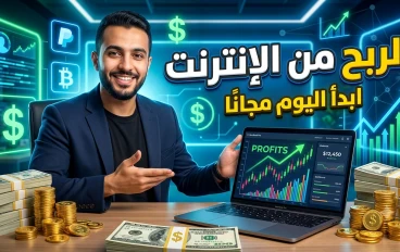 خطة الربح من الإنترنت 2026: من الصفر لأول 100 دولار بدون رأس مال