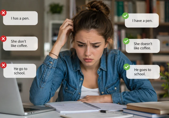 🔥 10 أخطاء في اللغة الإنجليزية تكشف أنك ما زلت مبتدئًا (تجنبها من اليوم)
