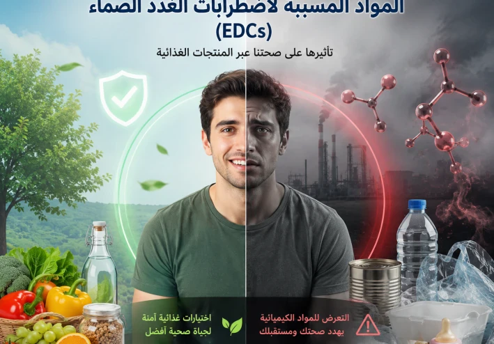 المواد المسببة لاضطرابات الغدد الصماء (Endocrine Disrupting Chemicals - EDCs) في المنتجات الغذائية