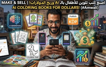 التربح من تصميم كتب تلوين للاطفال بكل سهولة من خلال الهاتف! 