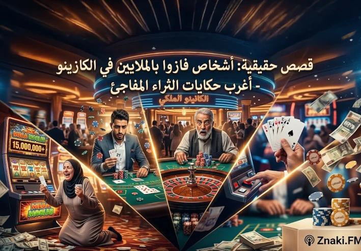 قصص حقيقية: أشخاص ربحوا ملايين في الكازينو — أغرب قصص الثروة المفاجئة