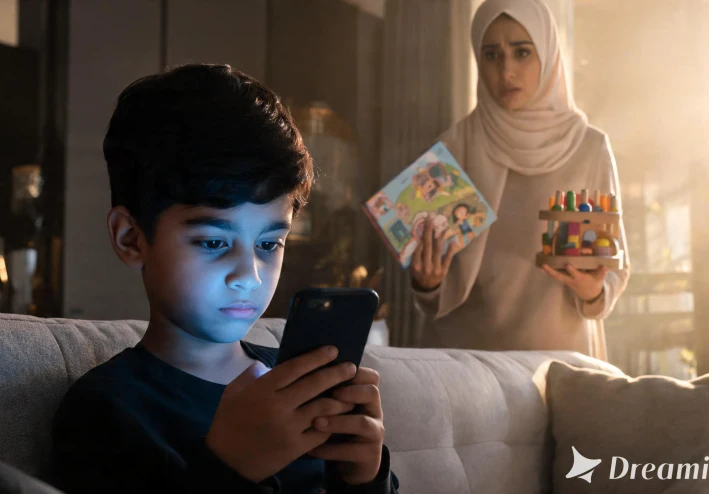 طفلي لا يترك الهاتف... كيف أستعيده قبل أن يخسر طفولته؟
