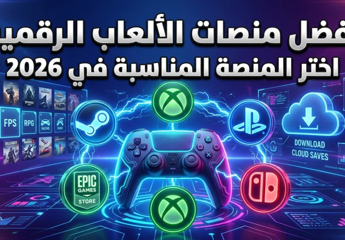أفضل منصات الألعاب الرقمية في 2026: دليلك لاختيار المنصة المناسبة لكل لاعب