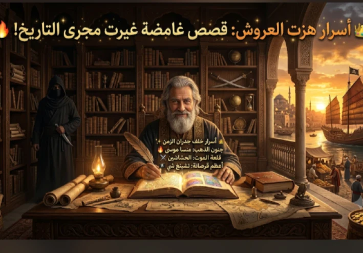 خلف ستائر الزمن: حكايات لم تروها كتب التاريخ! 📜✨