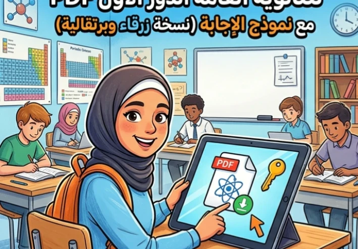 📚 تحميل امتحان الثانوية العامة في الكيمياء بالإجابات الدور الأول 2026 PDF | النسخة الكاملة مع نموذج الحل الرسمي