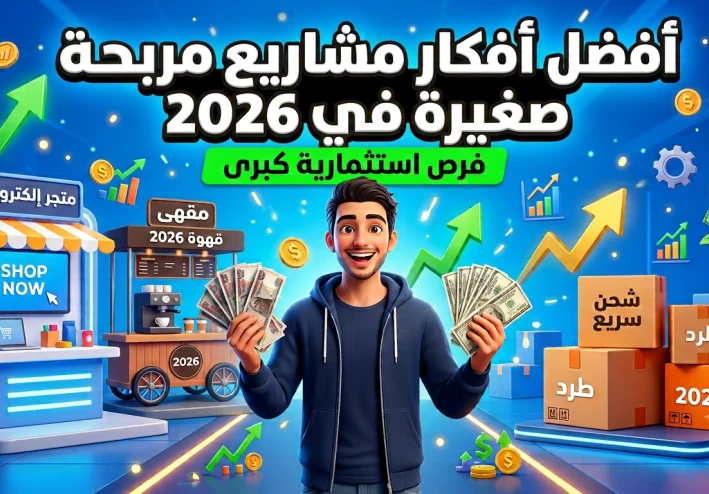 أفضل أفكار مشاريع صغيرة مربحة في 2026 برأس مال بسيط تحقق دخلاً مستمراً
